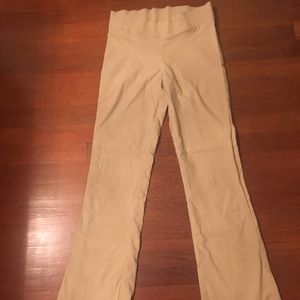 Stretch beige pants